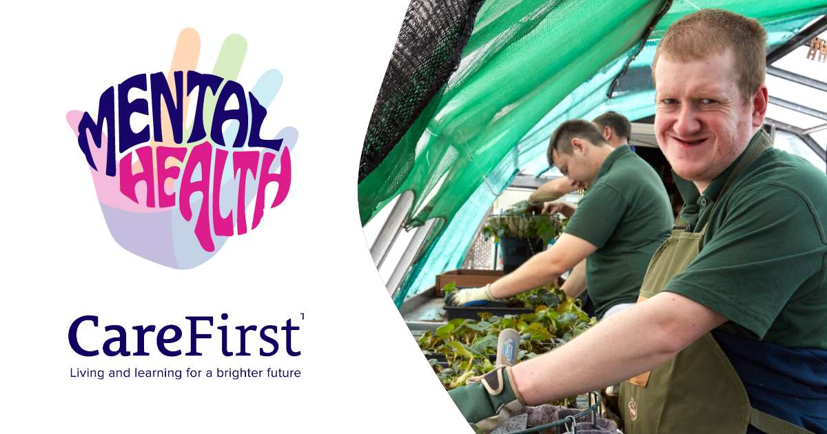 Care First Logo and Branding With Mental Health Logo and SEN Students